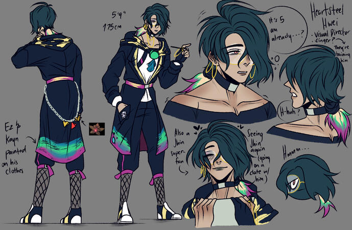 Sample of what a sketch of a skin concept would look like. (1)